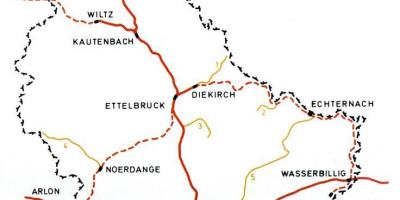 خريطة محطة القطار Luxembourg
