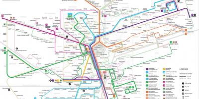 خريطة مترو لوكسمبورغ